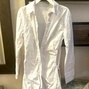Madison the label white blouse dress sz S